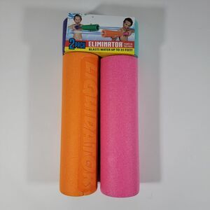 Max Liquidator Eliminator 2-Pack Water Toy Water Blaster Orange Pink